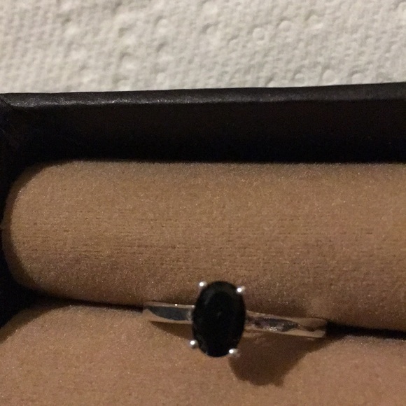 Thai black spinel ring - Picture 1 of 2